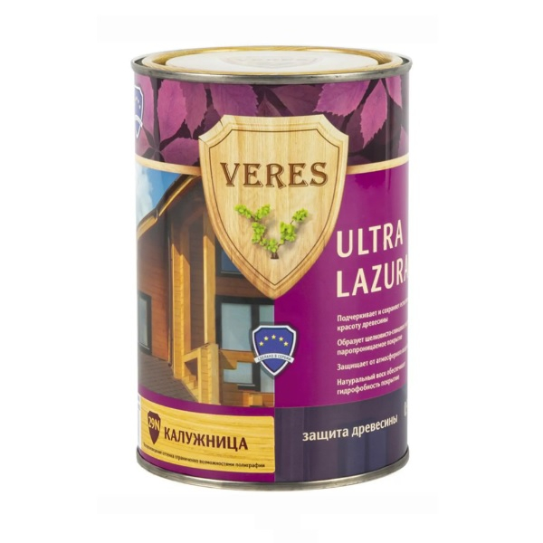 Пропитка VERES Ультра Лазурь №29 Калужница шелковисто-глянцевый 0.9 л