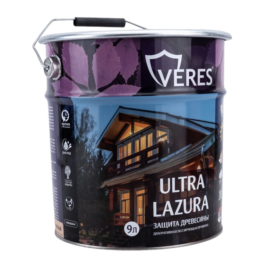 Антисептик VERES Ультра Лазурь №1 бесцветный 9л