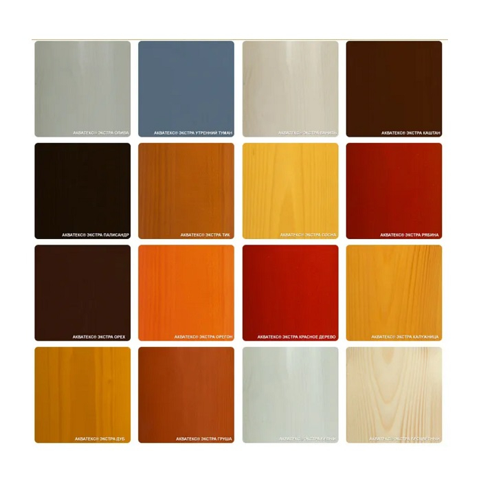 Защитно-декоративное покрытие Акватекс Экстра для древесины, полуглянцевое Орегон 2.7 л