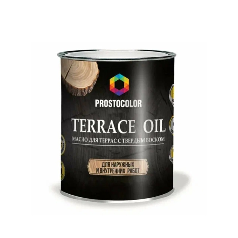 Масло Prostocolor Terrace Oil для террас с твердым воском, Бруно, 0.75 л
