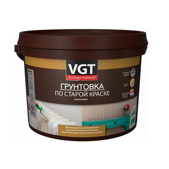 Грунтовка VGT ВД-АК-0301 по старой краске 2,5 кг