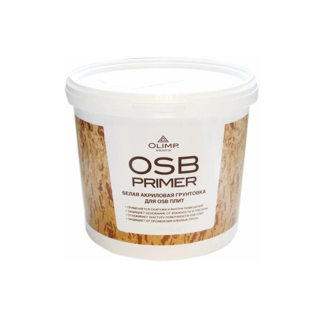 Грунтовка для OSB-плит Olimp ОSB Primer, акриловая, 10 л, 27062