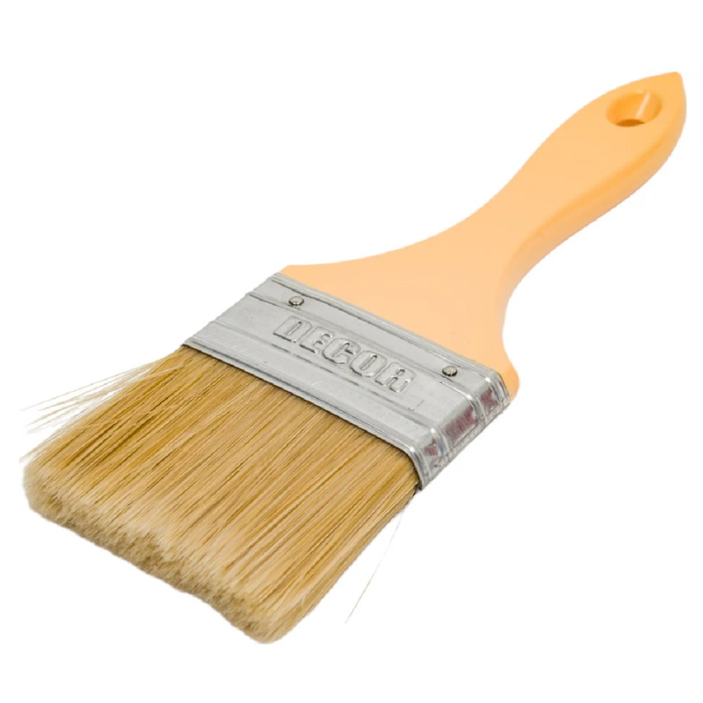 Кисть Decor Неделька: Пятница 65х14 мм, светлая смешанная щетина, пластиковая ручка 126045