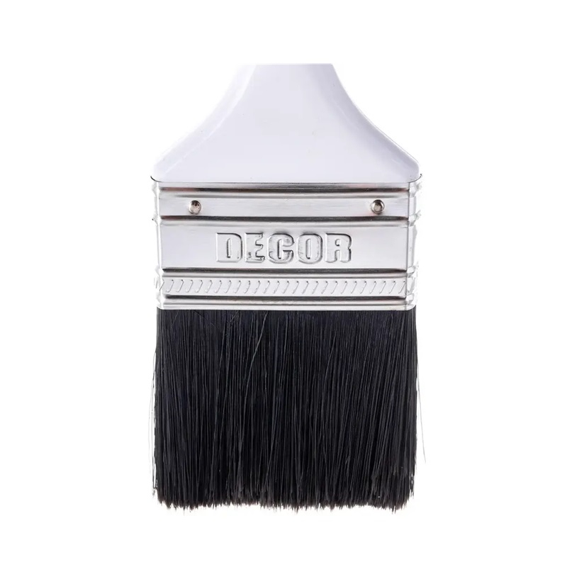 Кисть DECOR PROFI для грунта черная синтетическая щетина, пластиковая ручка 75х15мм 780-075