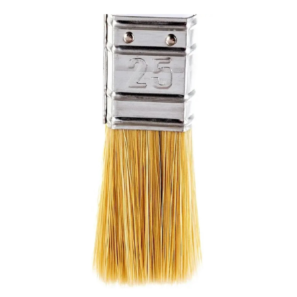 Кисть Decor Standard универсальная, 25х15 мм, светлая смешанная щетина, пластиковая ручка