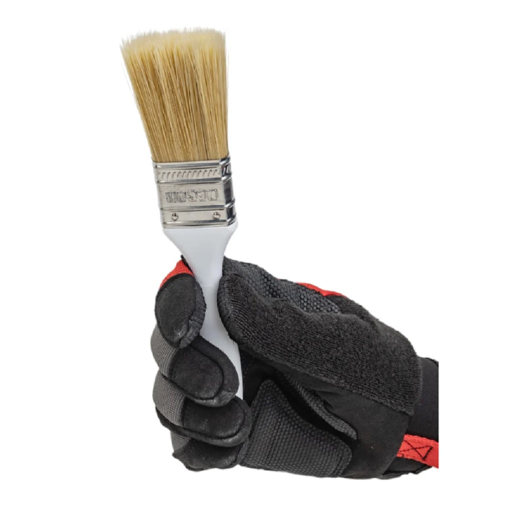 Кисть Decor Standard универсальная, 35х15 мм, светлая смешанная щетина, пластиковая ручка