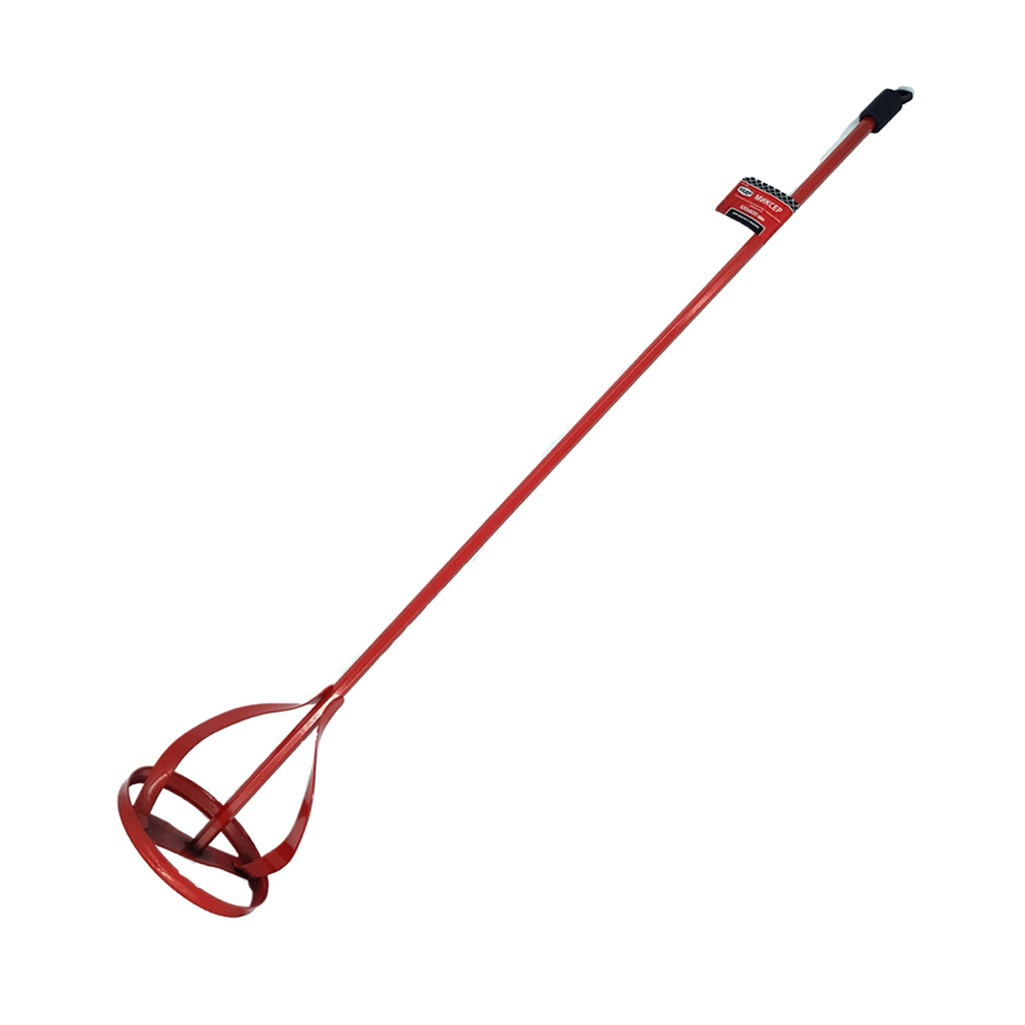 Миксер Кедр для красок 100х600 мм, металлический, крашенный, шестигранный хвостовик 9 мм 28010