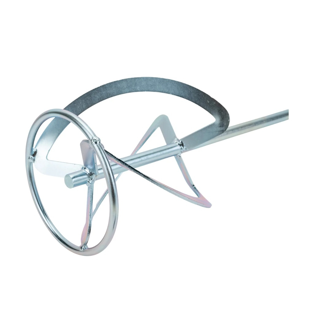 Насадка для миксера Сибртех 848957 для тяжелых растворов, М14, оцинкованная сталь, 140х590 мм