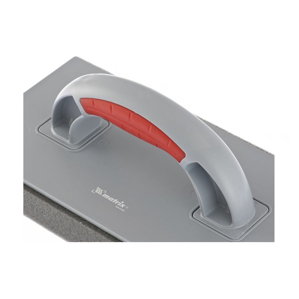 Терка Matrix пластмассовая, губчатое покрытие 30 мм, 270x130 мм, двухкомпонентная ручка, 86805