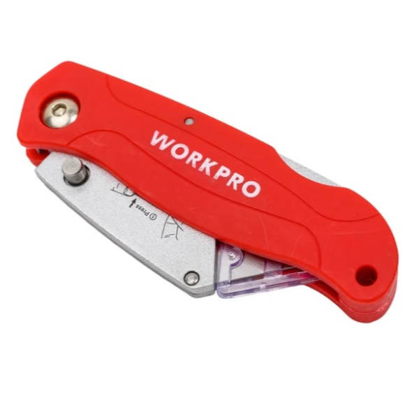 Нож Workpro складной пластиковый WP211002