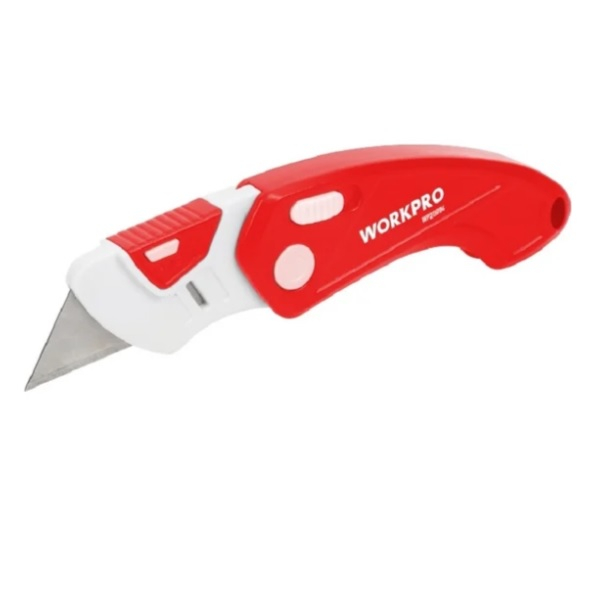 Нож Workpro складной пластиковый WP211004
