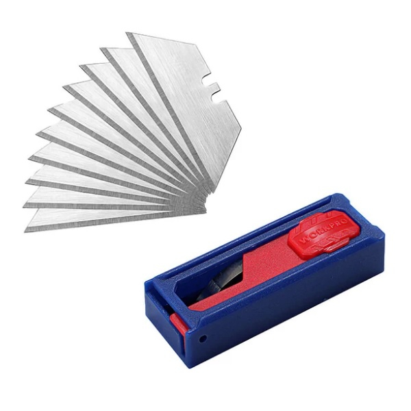 Лезвия Workpro сменные трапеция 10 шт WP213002