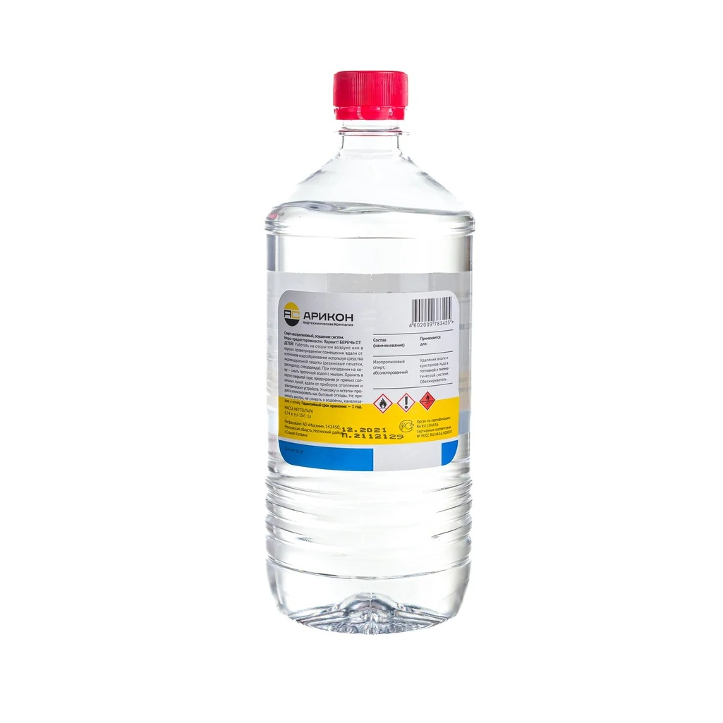 Спирт изопропиловый технический Арикон абсолютированный, 1 л