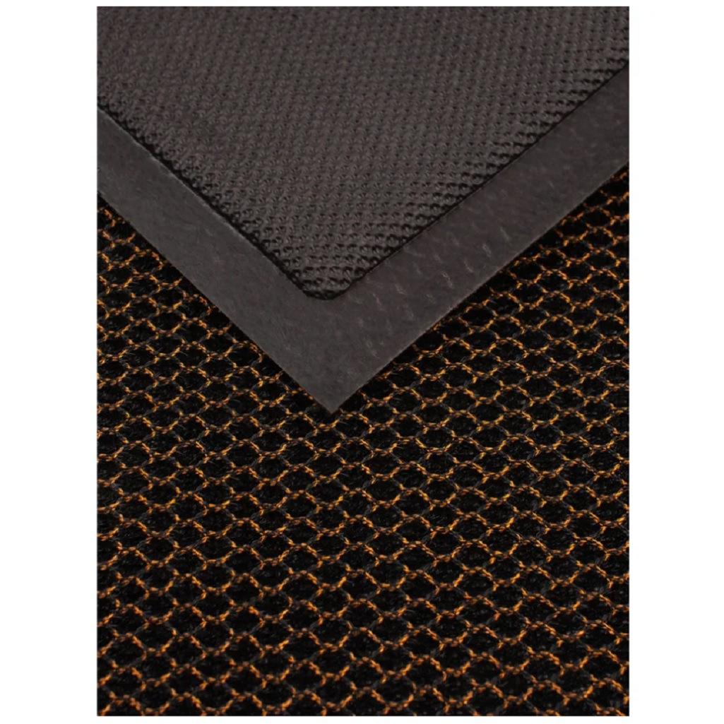 Коврик напольный Mesh Mat 60х90 см черно-золотой ComeForte