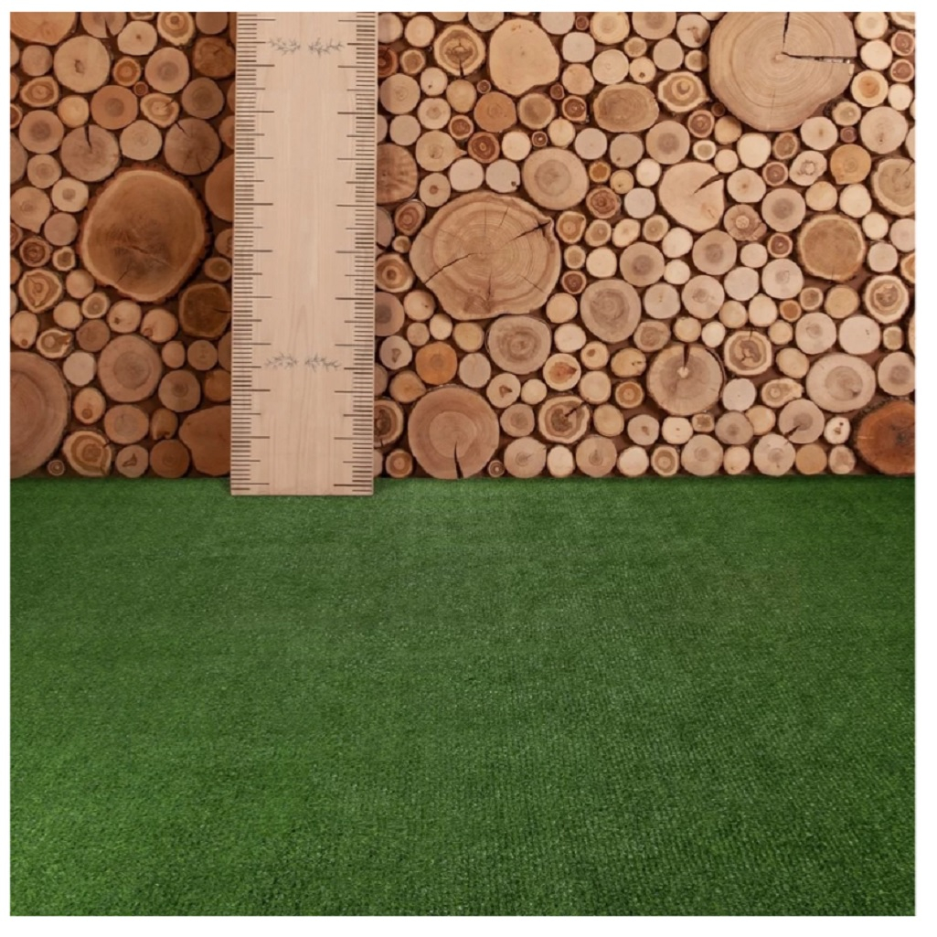 Трава искусственная, высота ворса 20 мм 1х2 м, не требует полива и стрижки, антистатическое покрытие