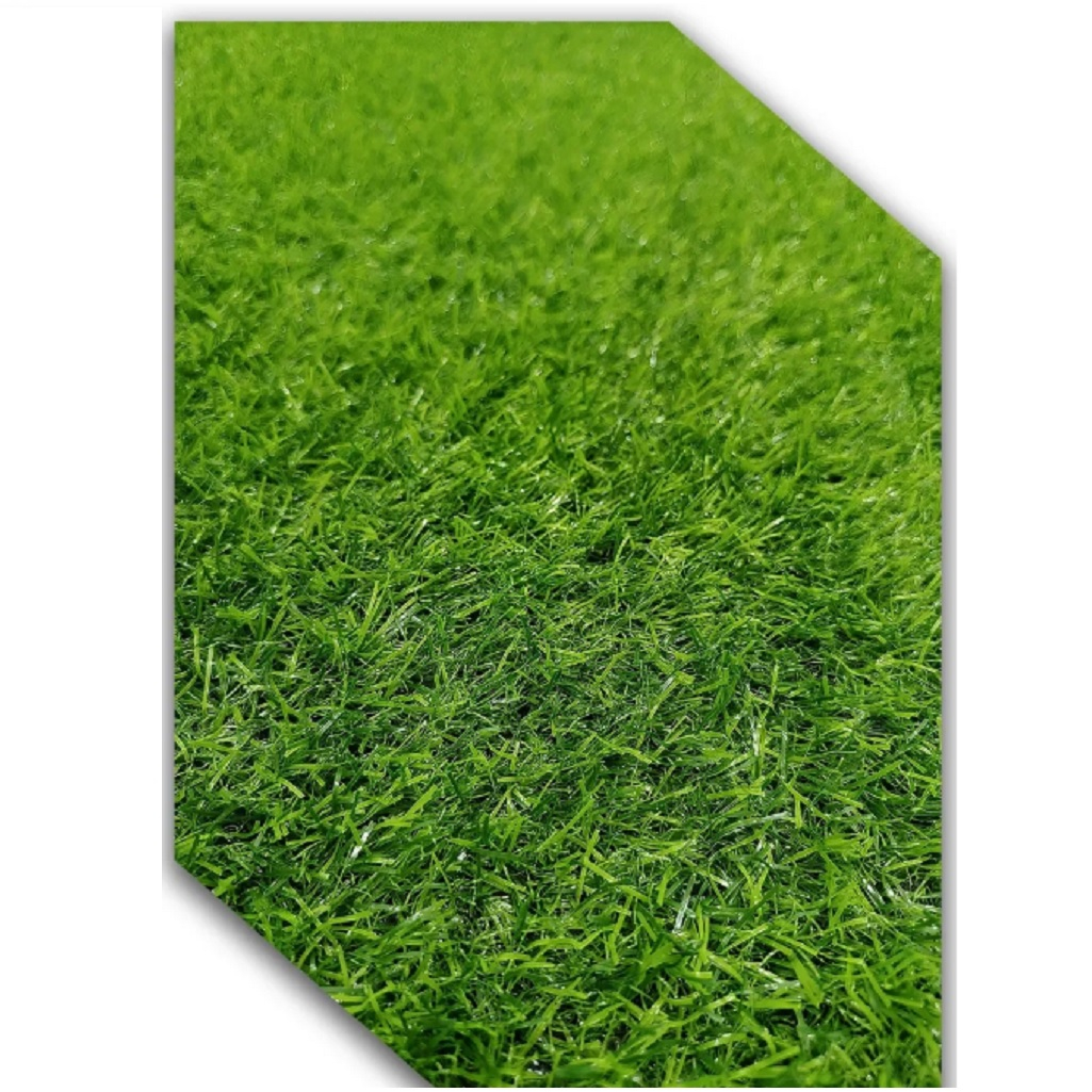 Трава искусственная, высота ворса 20 мм 1х2 м, не требует полива и стрижки, антистатическое покрытие