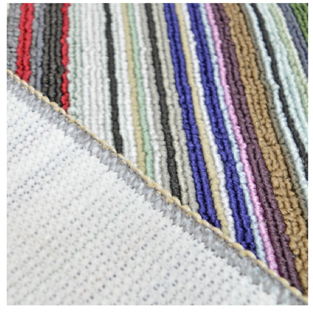 Коврик ComeForte Мультиколор, антискользящая подложка, светло-серый 60х90 см