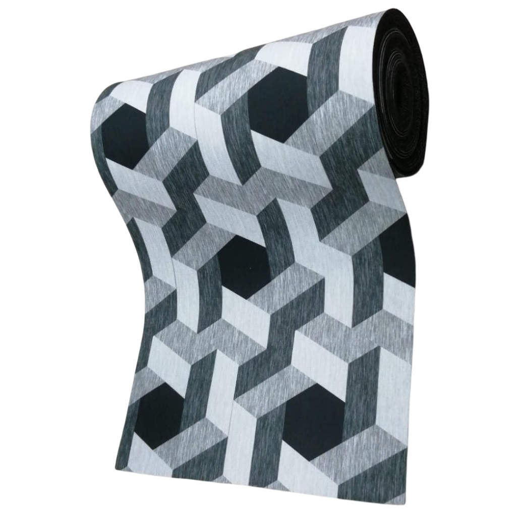 Ковровая дорожка с 3D рисунком, матовая, нетканый ПЭ, 600х1000х4 мм, Арт-06-42