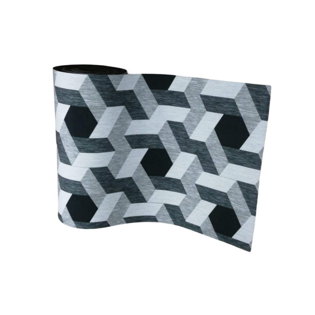 Ковровая дорожка с 3D рисунком, матовая, нетканый ПЭ, 600х1000х4 мм, Арт-06-42