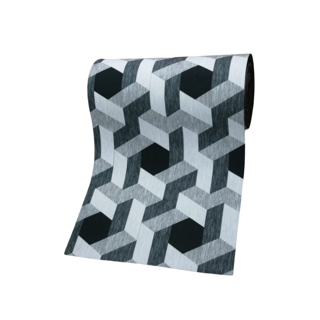 Ковровая дорожка с 3D рисунком, матовая, нетканый ПЭ, 600х1000х4 мм, Арт-06-42