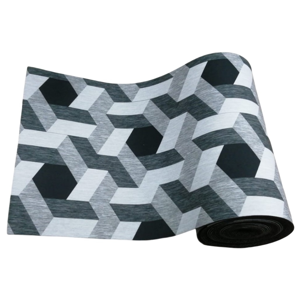 Ковровая дорожка с 3D рисунком, матовая, нетканый ПЭ, 600х1000х4 мм, Арт-06-42