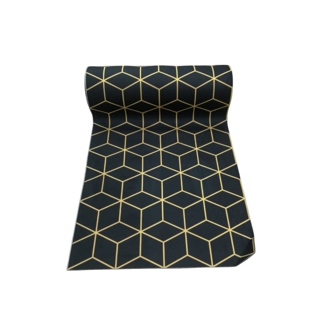 Ковровая дорожка с 3D рисунком, матовая, нетканый ПЭ, 1200х4 мм,  Арт-038