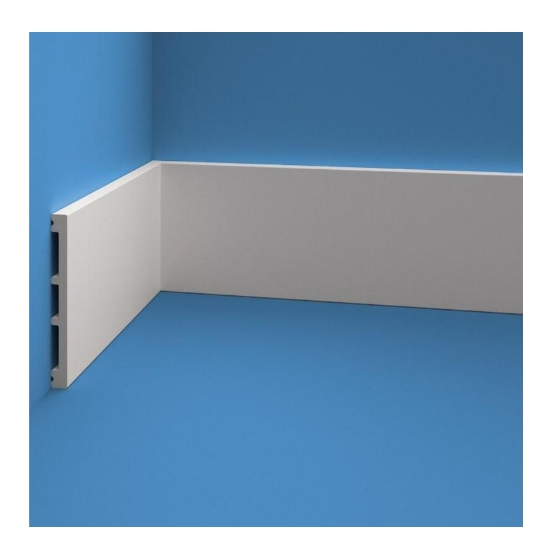 Плинтус Agis Экополимер EP008, 122х12х2000 мм