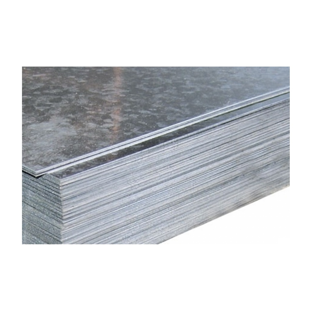 Лист железный Оцинкованный 2.5х1250х2500 мм, металлический прокат, гладкий