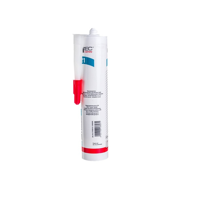 Герметик силакрил Kim Tec 121 02-04-73, для окон и дверей, прозрачный, 310 мл