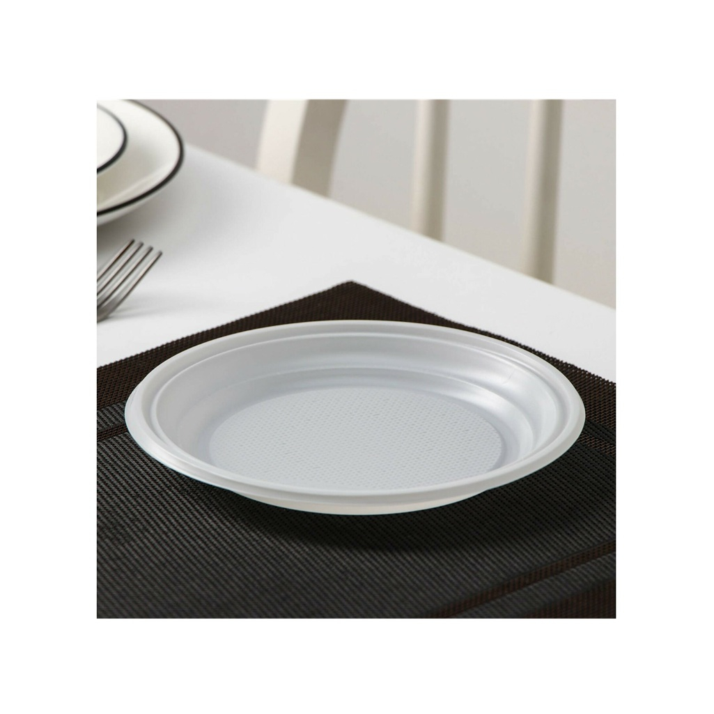 Набор одноразовой посуды Юпласт ЮНАБ 2031 6 персон, стакан 200 мл, вилка, тарелка, салфетка