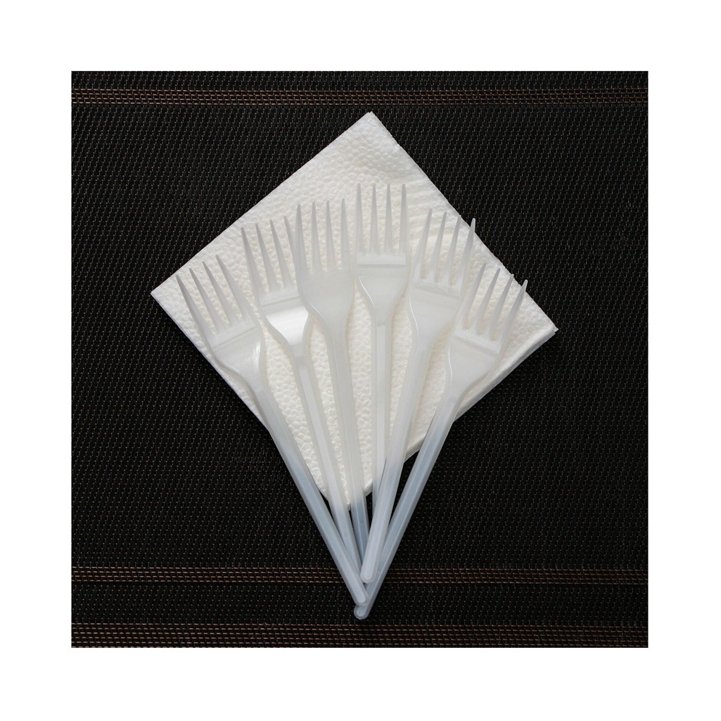 Набор одноразовой посуды Юпласт ЮНАБ 2031 6 персон, стакан 200 мл, вилка, тарелка, салфетка