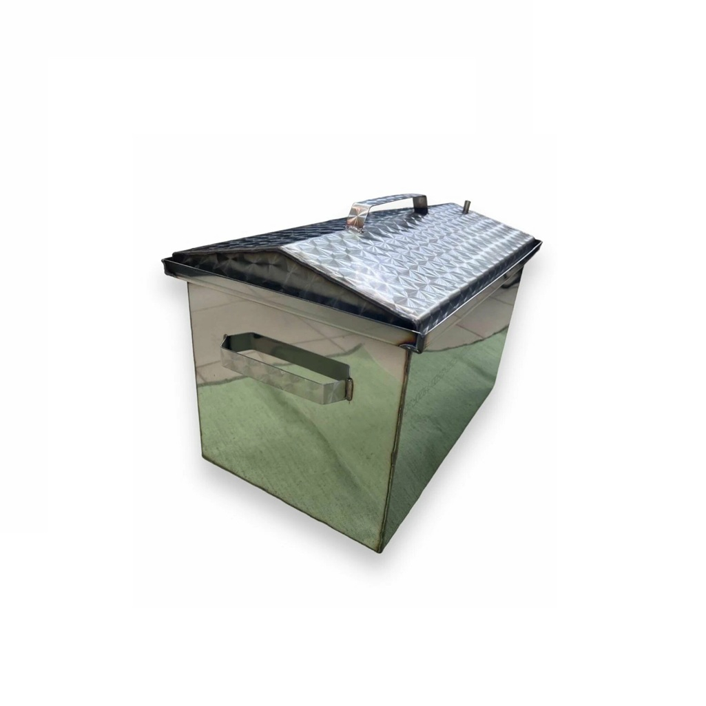 Коптильня Великан домик нержавеющая сталь 550х300х300 мм