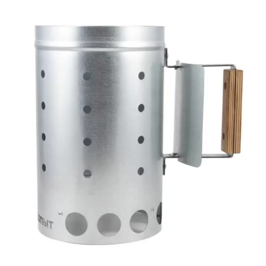 Стартер Следопыт для быстрого розжига угля, оцинкованная сталь 18х18х28 см, 5 л