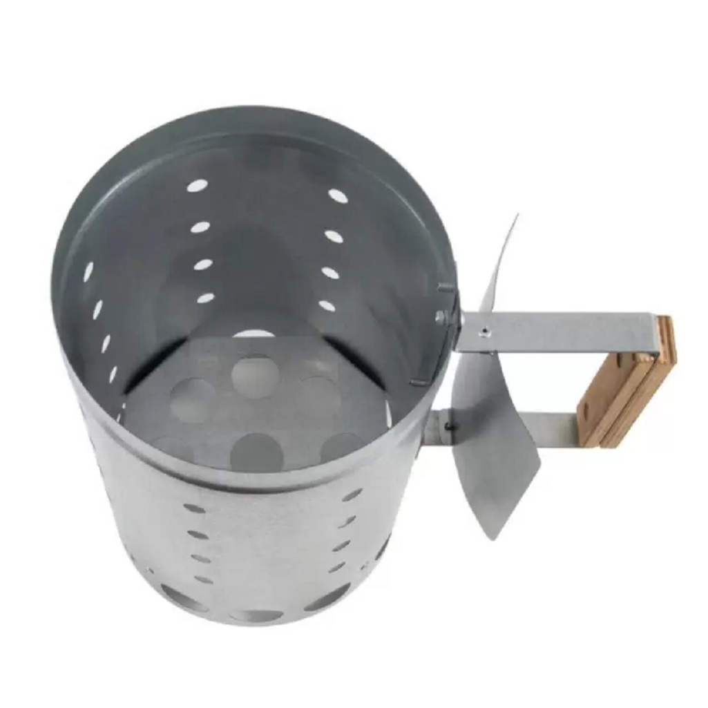 Стартер Следопыт для быстрого розжига угля, оцинкованная сталь 18х18х28 см, 5 л