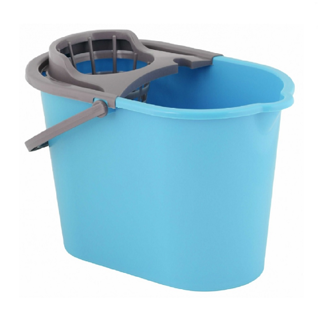 Ведро Альтернатива М1012 с отжимом 10 л с конструкцией для отжима швабры