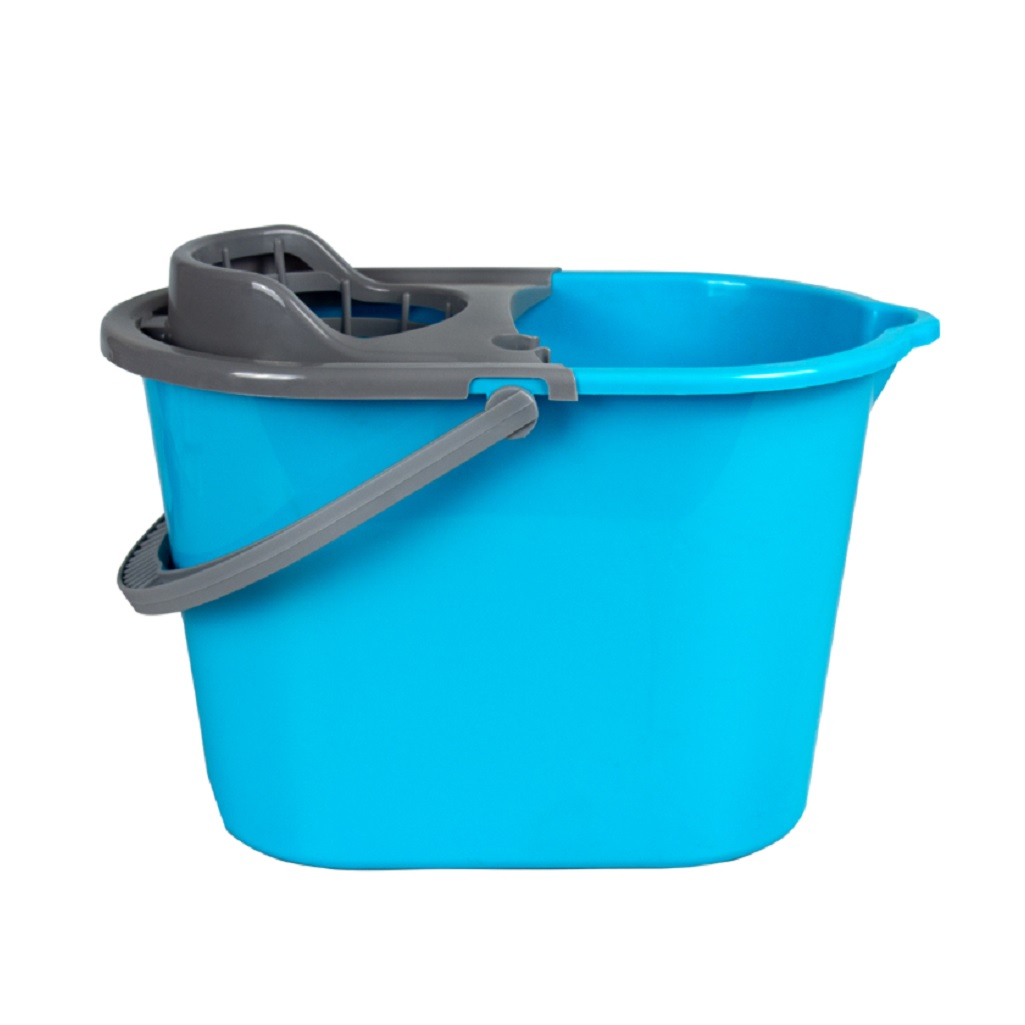 Ведро Альтернатива М1012 с отжимом 10 л с конструкцией для отжима швабры