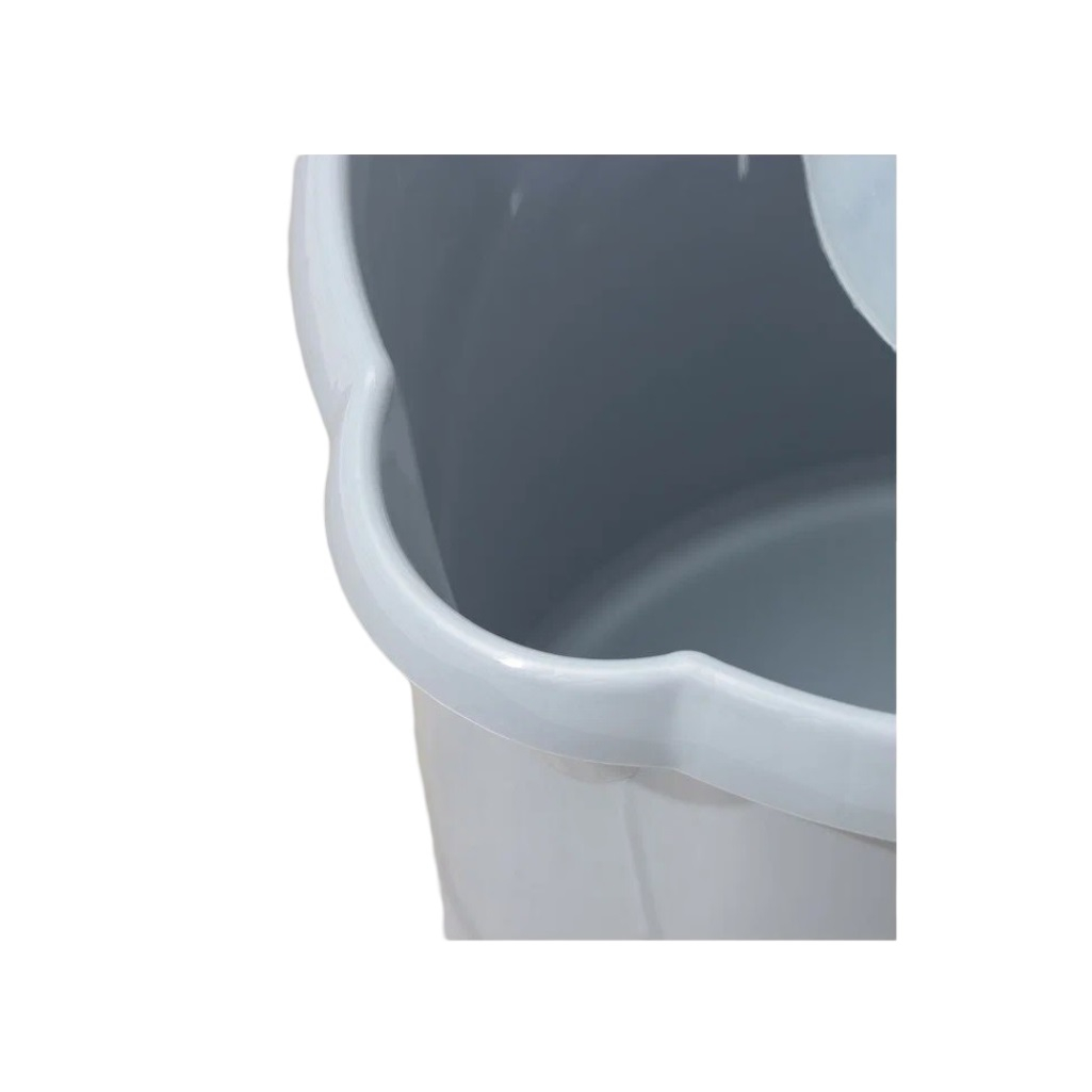 Ведро Etna Homver круглое, с отжимом МОП, 12 л, серый, 221218335/03