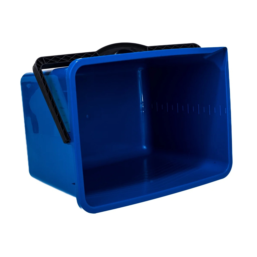 Ведро для краски Maxim усиленное, пластик, синее, 230х250х345 мм, 14 л