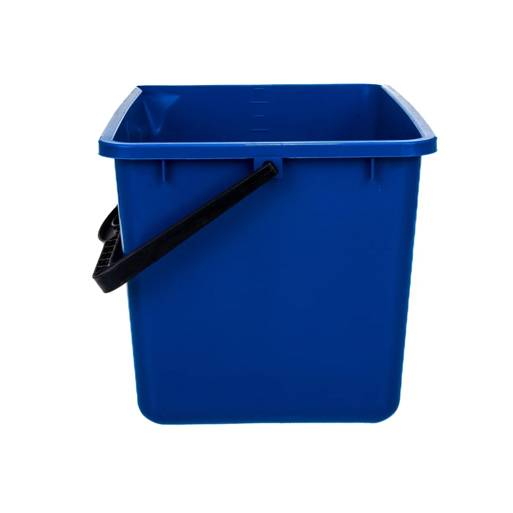 Ведро для краски Maxim усиленное, пластик, синее, 230х250х345 мм, 14 л