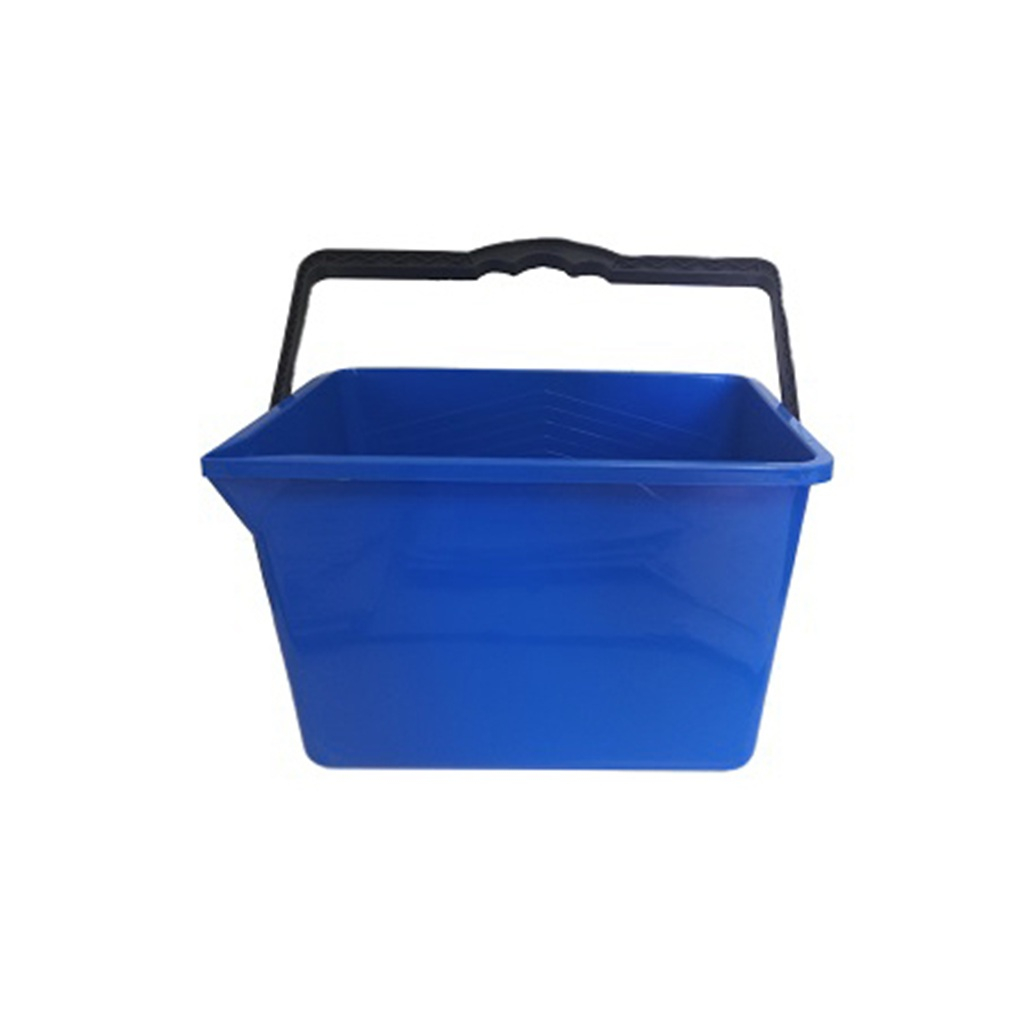 Ведро для краски Maxim усиленное, пластик, синее, 230х250х345 мм, 14 л