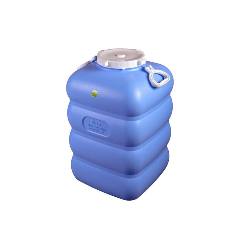 Бочка MARTIKA Гранде пластиковая пищевая прямоугольная с ручками фиолетовая 100л