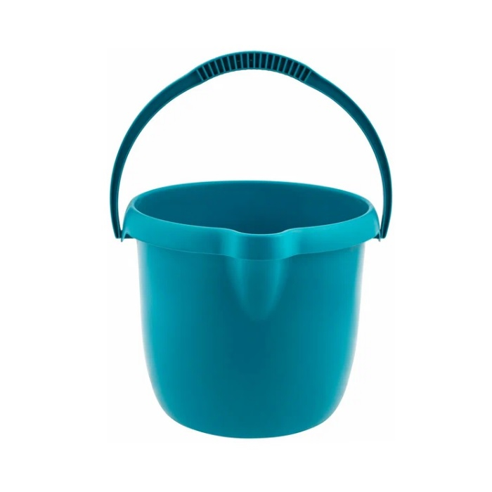 Ведро пластмассовое Palisad Home бирюзовое 12 л 929575