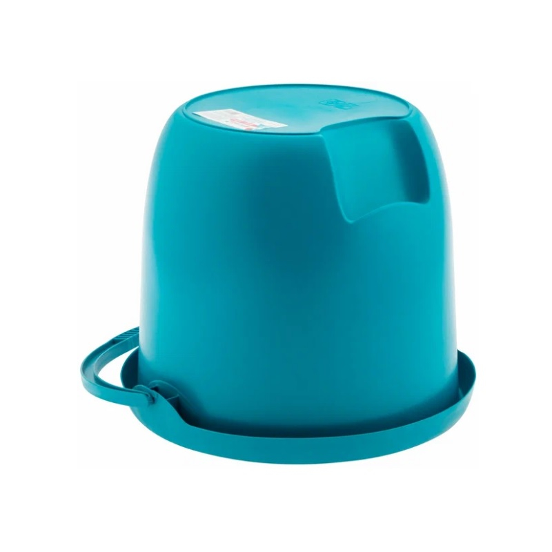 Ведро пластмассовое Palisad Home бирюзовое 12 л 929575