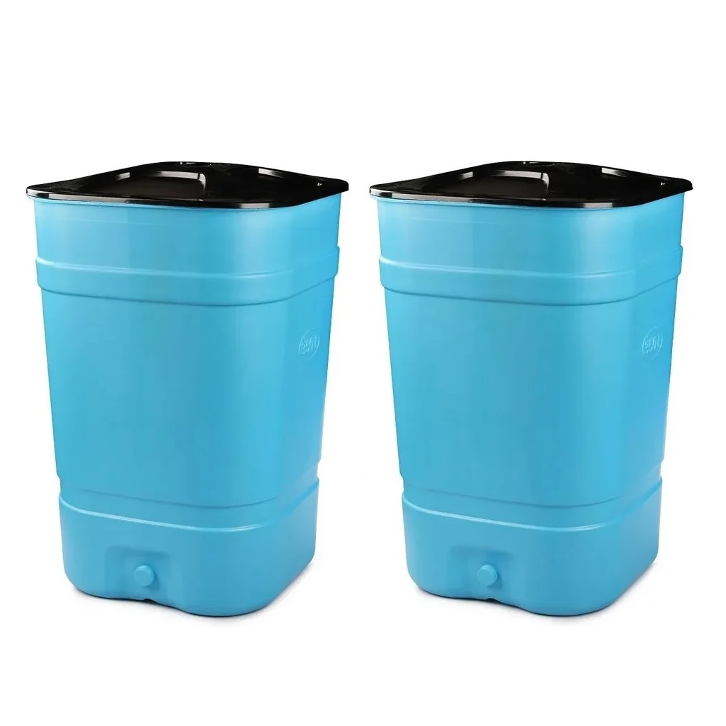 Бочка-бак ЗПИ Альтернатива М7439, квадратная, с крышкой 69,5х69,5х106 см 350 л