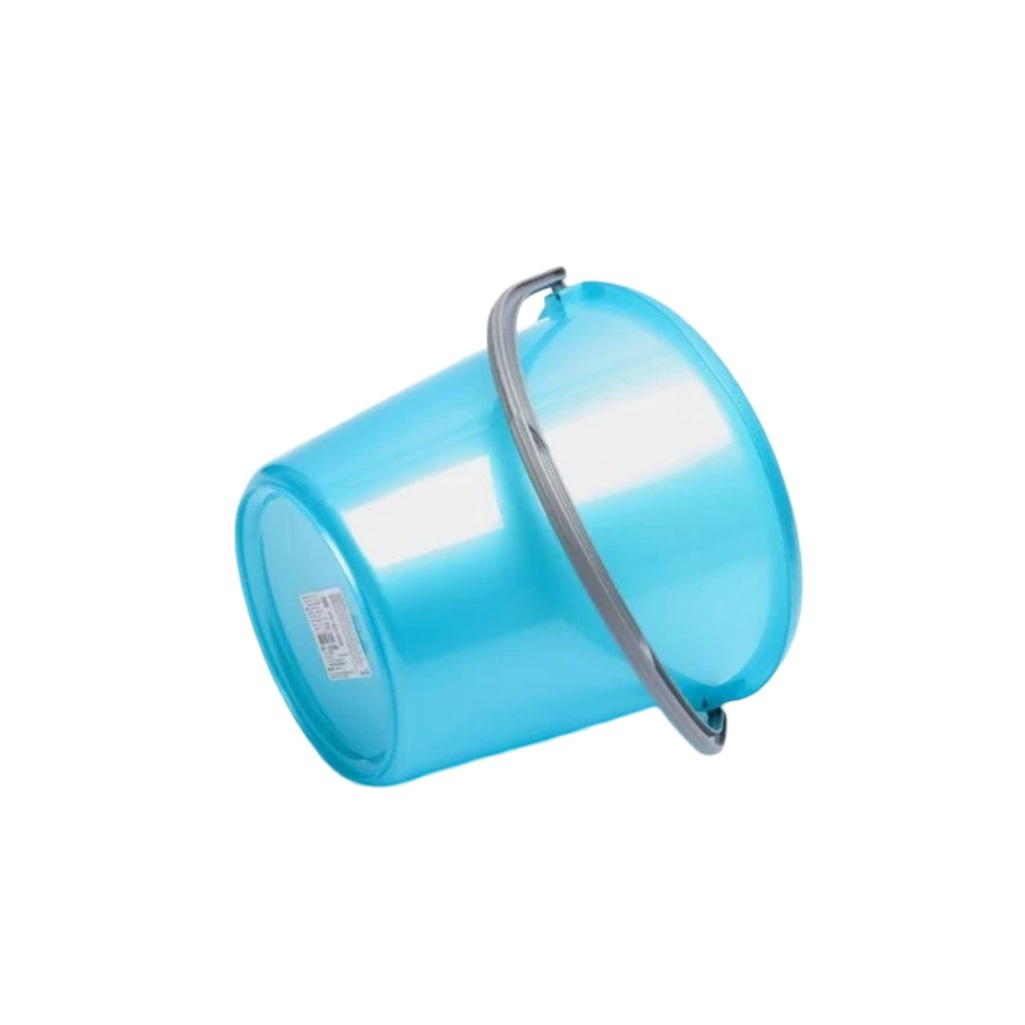 Ведро Мартика Соло, круглое, перламутровый бирюзовый, пластик, 5 л, С631БИР