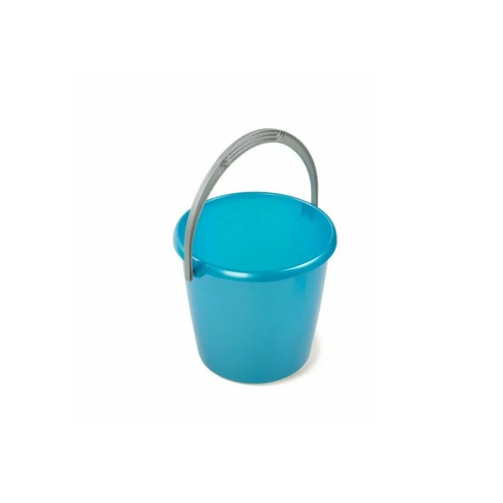Ведро Мартика Соло, круглое, перламутровый бирюзовый, пластик, 5 л, С631БИР