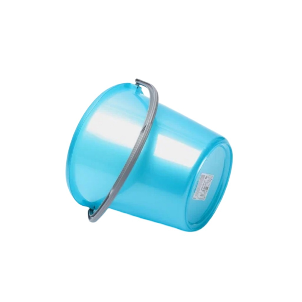 Ведро Мартика Соло, круглое, перламутровый бирюзовый, пластик, 5 л, С631БИР