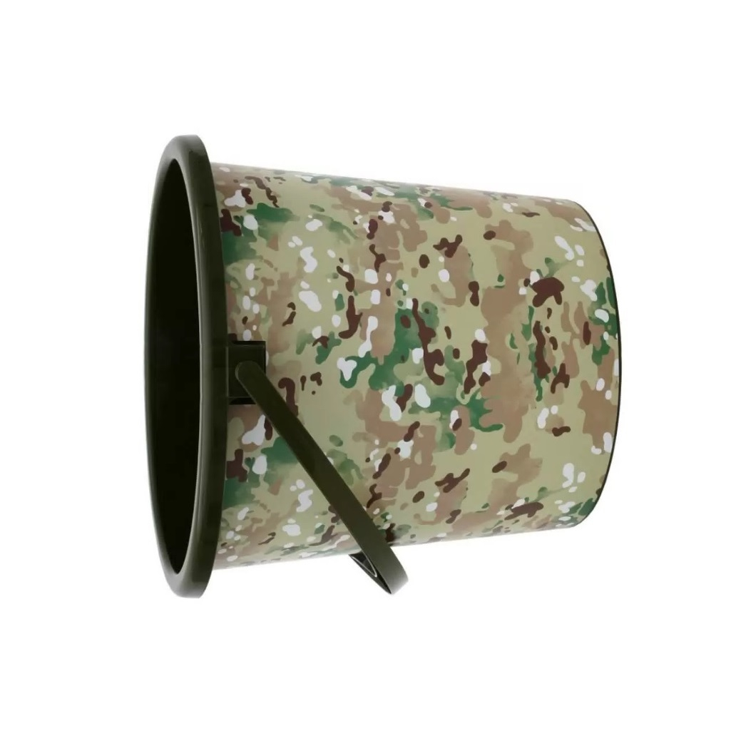 Ведро ВМС Мультикам Камуфляж, хозяйственное, 10 л, пластик, ВР-7808