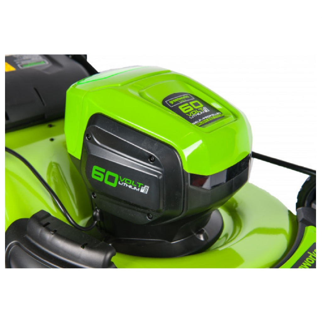 Газонокосилка аккумуляторная Greenworks GD60LM46SPK4, 60В, 1 акк. х 4,0 Ah+з.у.