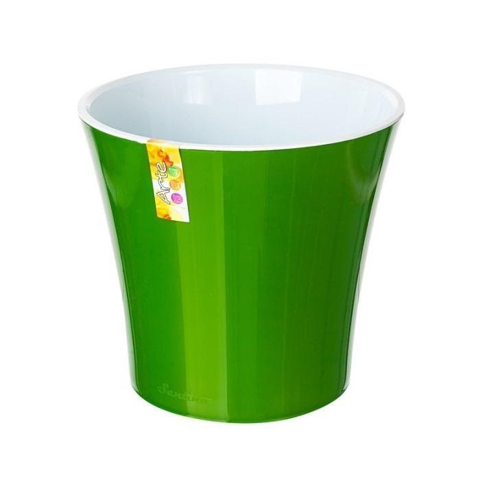 Горшок АРТЕ 2 л (зеленое золото-белый)